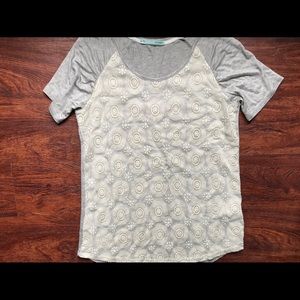 Lace Front Tee